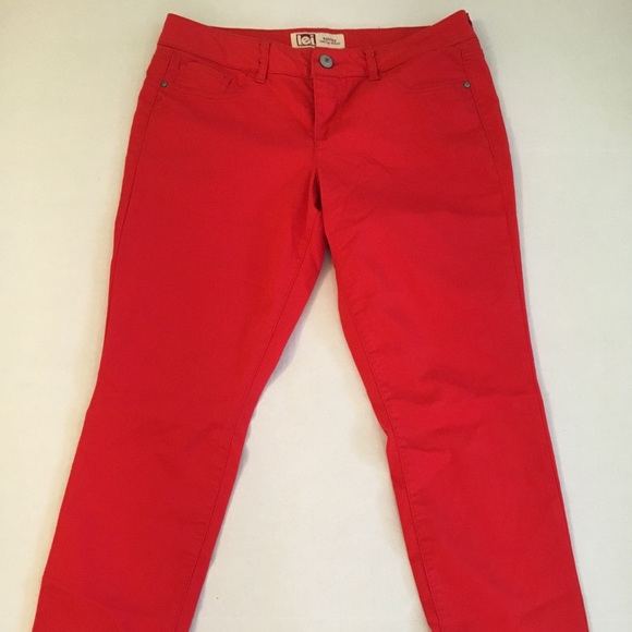 Bright Red Junior light weight jeans. Size 15. - Picture 1 of 7